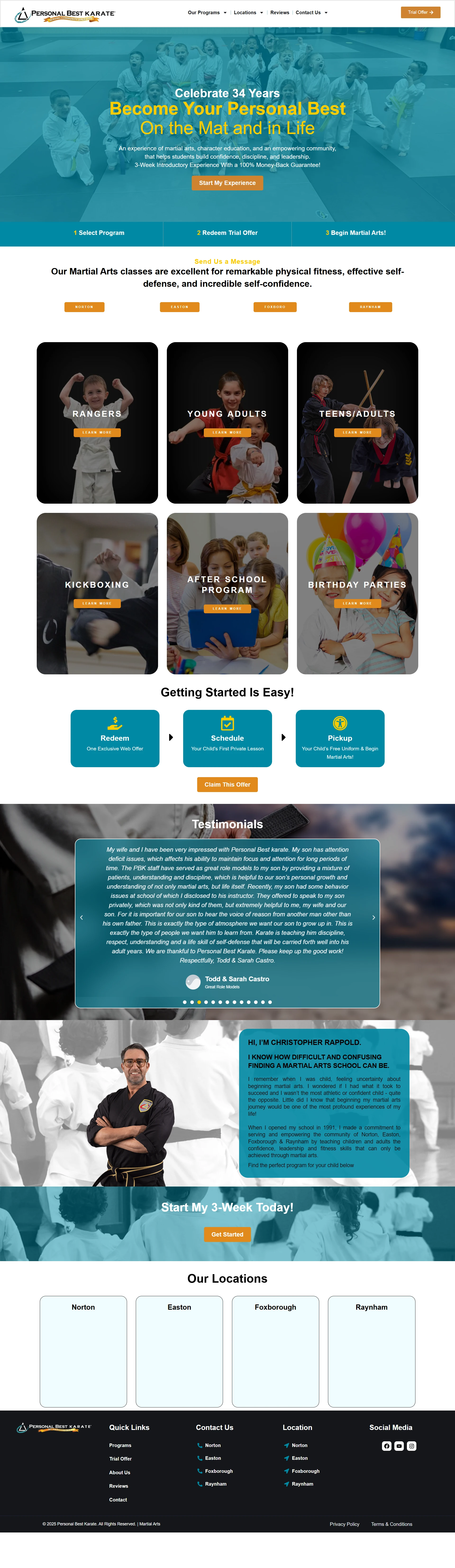 Landing page