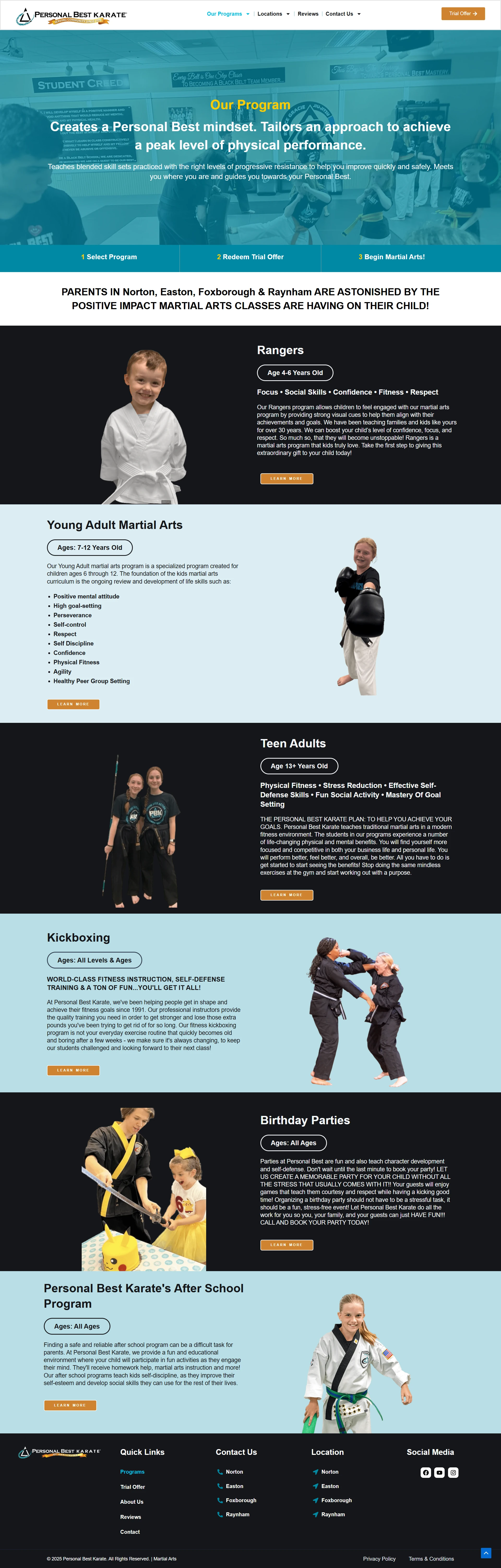 Program pages